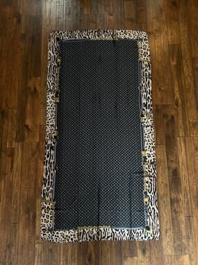 Vintage Louis Vuitton Long Soie Silk Scarf Y2K Stephen Sprouse Cheetah Monogram